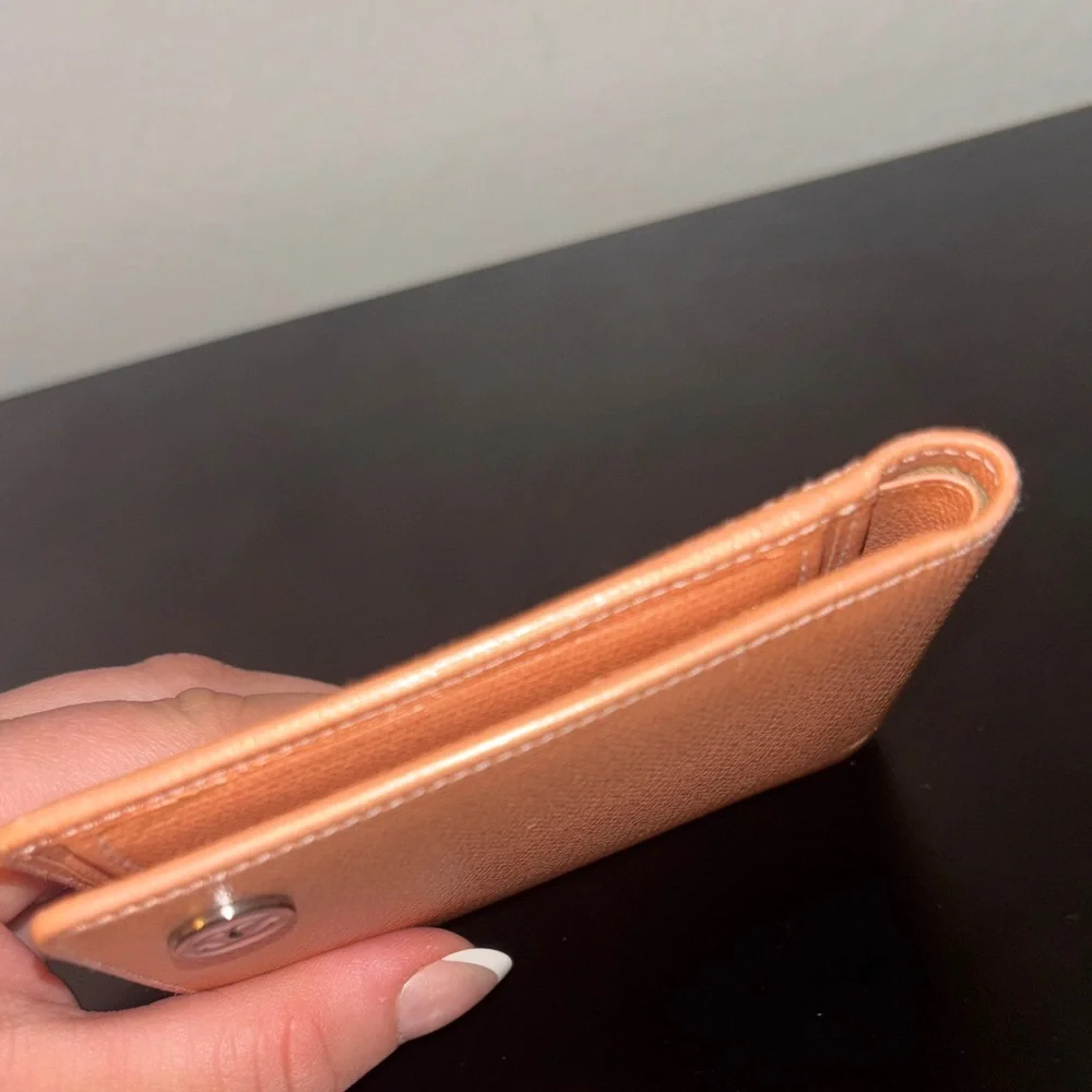CHANEL Apricot Leather Wallet - Picture 7 of 10